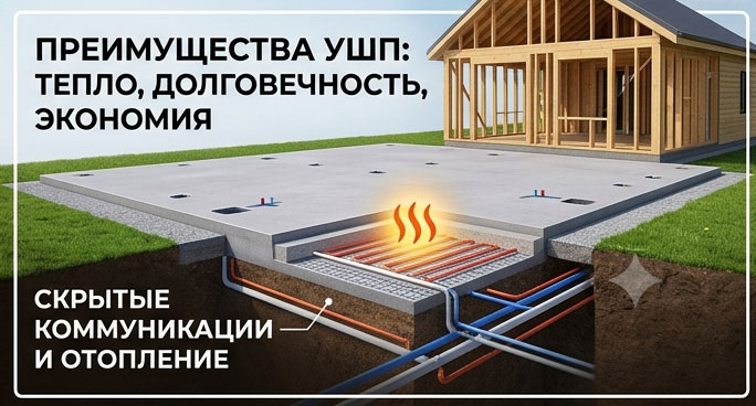 Преимущества УШП Преимущества УШП