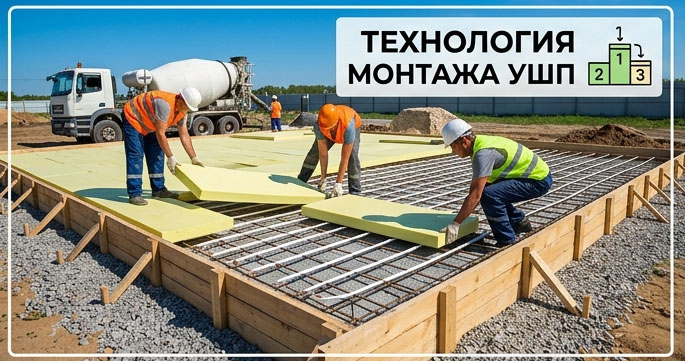 Технология монтажа УШП Технология монтажа УШП